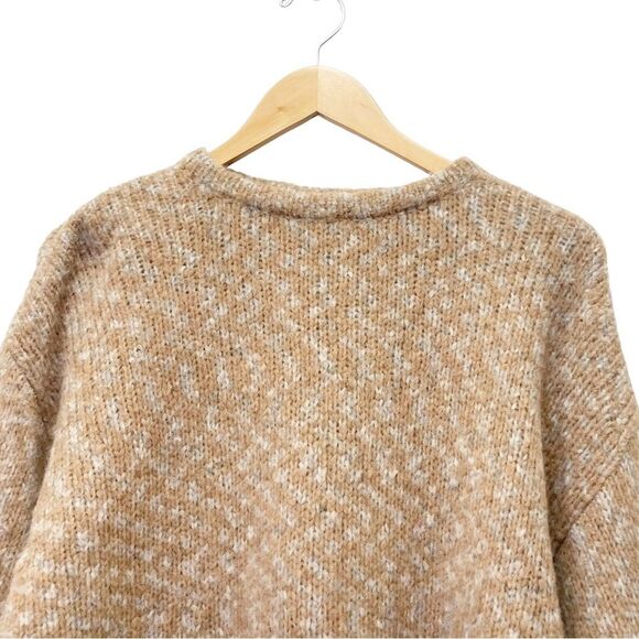 Atelier Delphine Baby Alpaca Melange Balloon Sleeve Sweater in Bambi Size XS/S - Picture 10 of 15